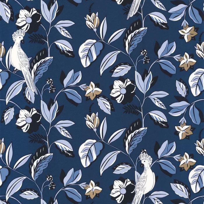 ONB102626220 Sweet Feathers Only Blue Wallpaper by Caselio