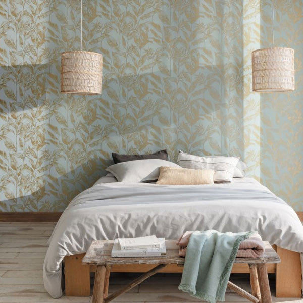 ONB102636002 Delicate Only Blue Wallpaper by Caselio