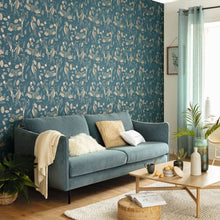 ONB102676100 Elegante Only Blue Wallpaper by Caselio