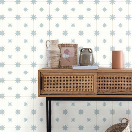 ONB102716026 Trendy Tiles Only Blue Wallpaper by Caselio