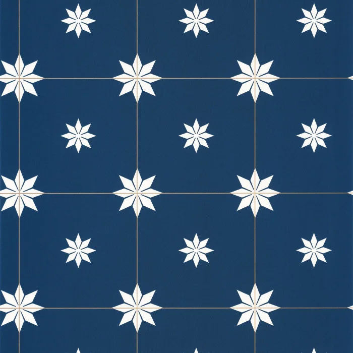 ONB102716202 Trendy Tiles Only Blue Wallpaper by Caselio