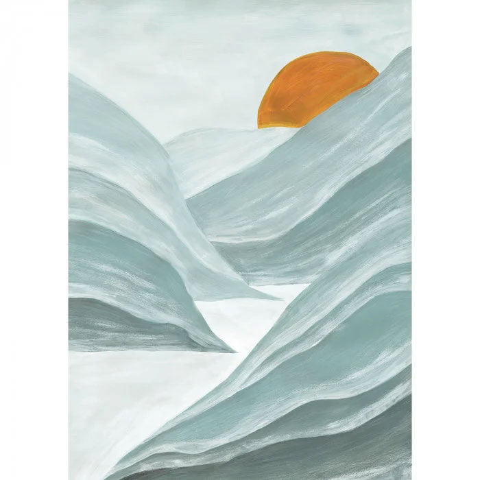 ONB102726002 Panoramique Blue Mountains Only Blue Wallpanel by Caselio