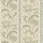 JMW-102811 Floral Check Wallpaper by Josephine Munsey