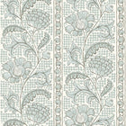 JMW-102821 Floral Check Wallpaper by Josephine Munsey