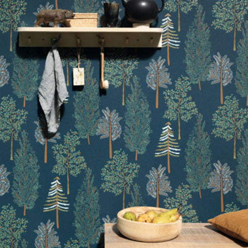 FRT102956614 The Tree House La Foret Wallpaper By Caselio