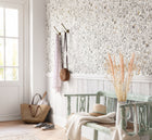 103000215 Jardin De Giverny Blanc Noir Wallpaper by Caselio