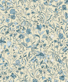 103001612 Jardin De Giverny Bleu Porcelaine Wallpaper by Caselio