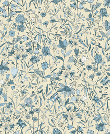 103001612 Jardin De Giverny Bleu Porcelaine Wallpaper by Caselio