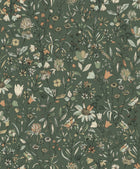 103007381 Jardin De Giverny Vert Anglais Wallpaper by Caselio