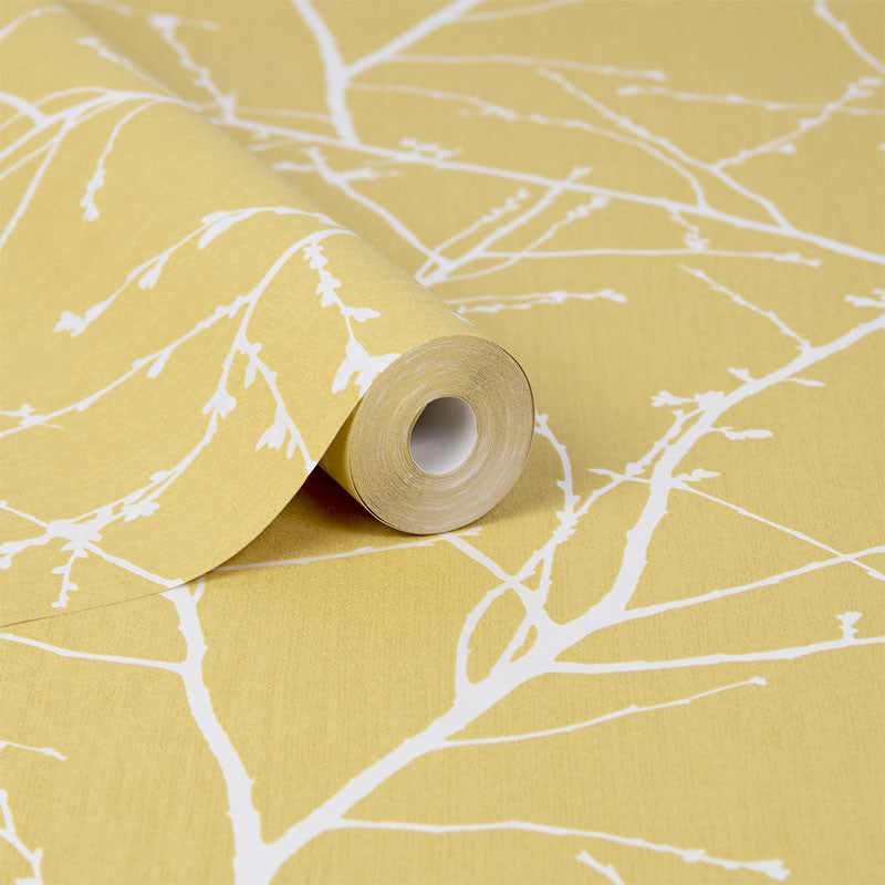 103175 Innocence Yellow Superfresco Easy Wallpaper By Graham & Brown