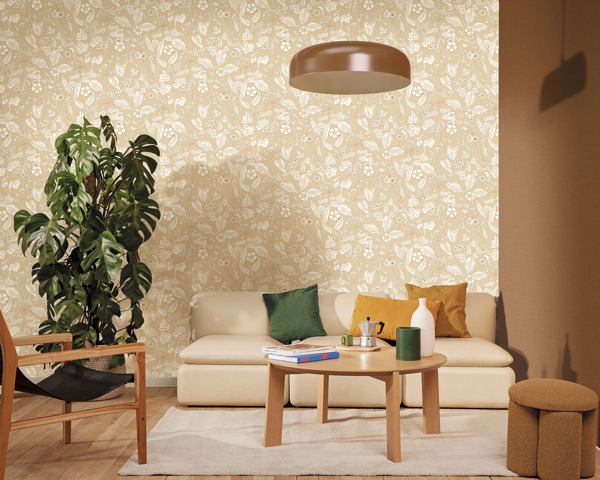 103222042 Uni Mat Fauve Wallpaper by Caselio