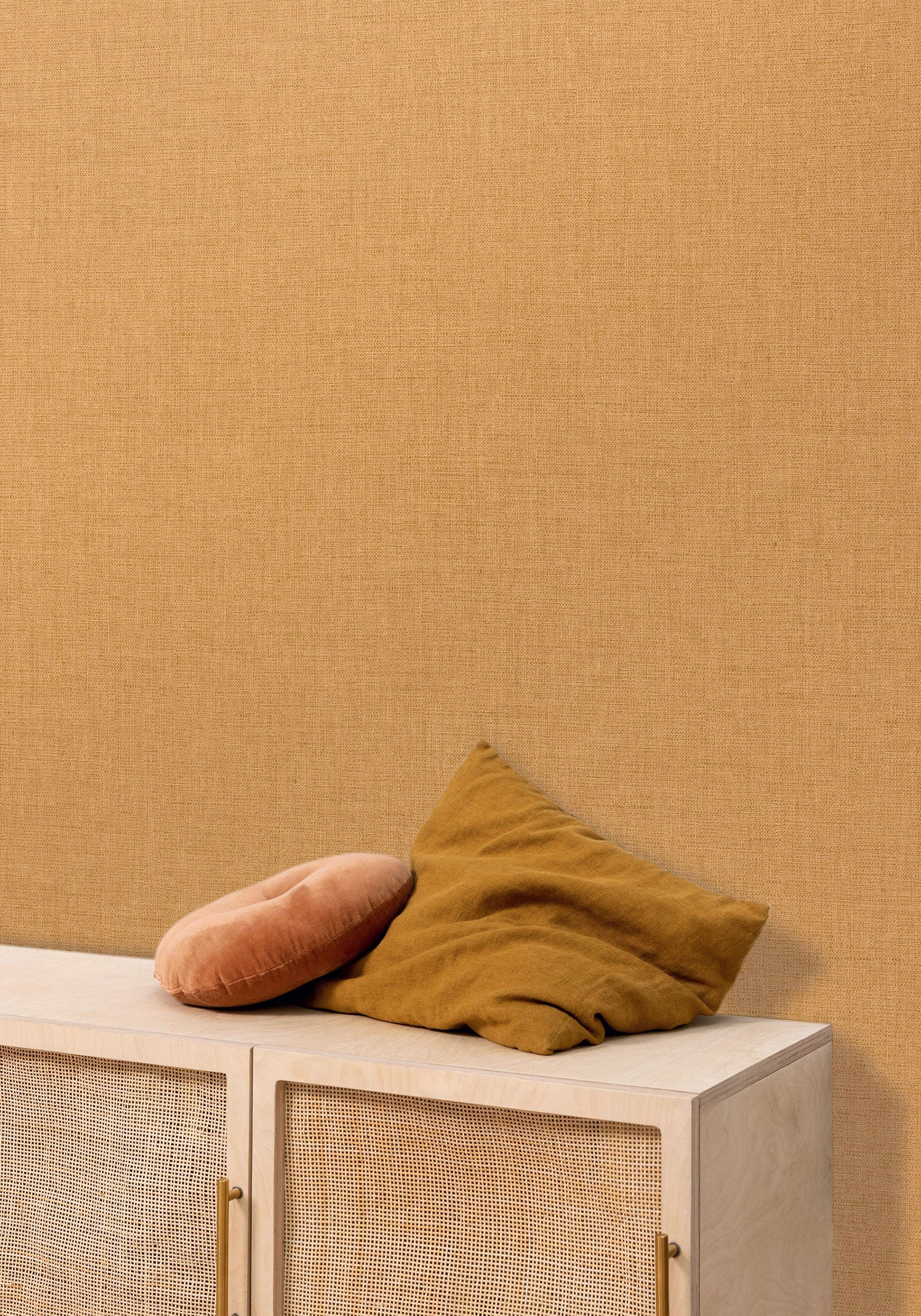 103222440 Uni Mat Ocre Wallpaper by Caselio