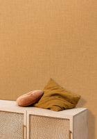 Uni Mat Ocre Line Up Wallpaper by Caselio