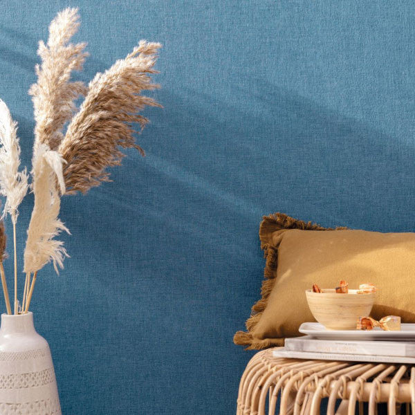 BOM103226160 Boheme Plain Linen Wallpaper by Caselio