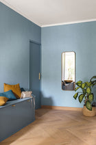 103226230 Uni Mat Bleu Denim Wallpaper by Caselio
