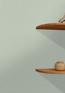 103227128 Uni Mat Vert Amande Wallpaper by Caselio