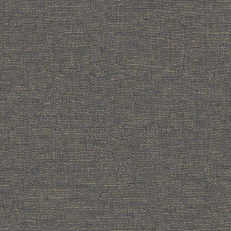 103239022 Uni Metallise/Irise Noir Dore Wallpaper by Caselio