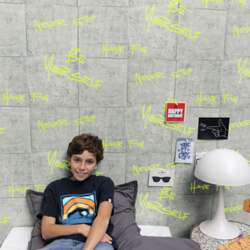 YNF103319026 Chill Time Young and Free Wallpaper by Caselio