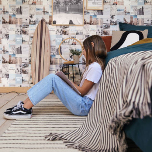 YNF103346090 Happy Place Young and Free Wallpaper by Caselio