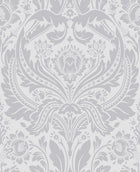 103432 Desire Silver Established Wallpaper by Graham and Brown
