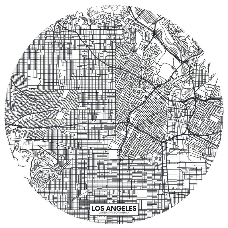 YNF103450999 Fly To Los Angeles Young and Free Wallpanel by Caselio
