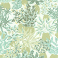 Thalie Lichen Jaune Danae Wallpaper by Caselio
