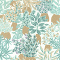 Thalie Vert Opaline Curry Danae Wallpaper by Caselio