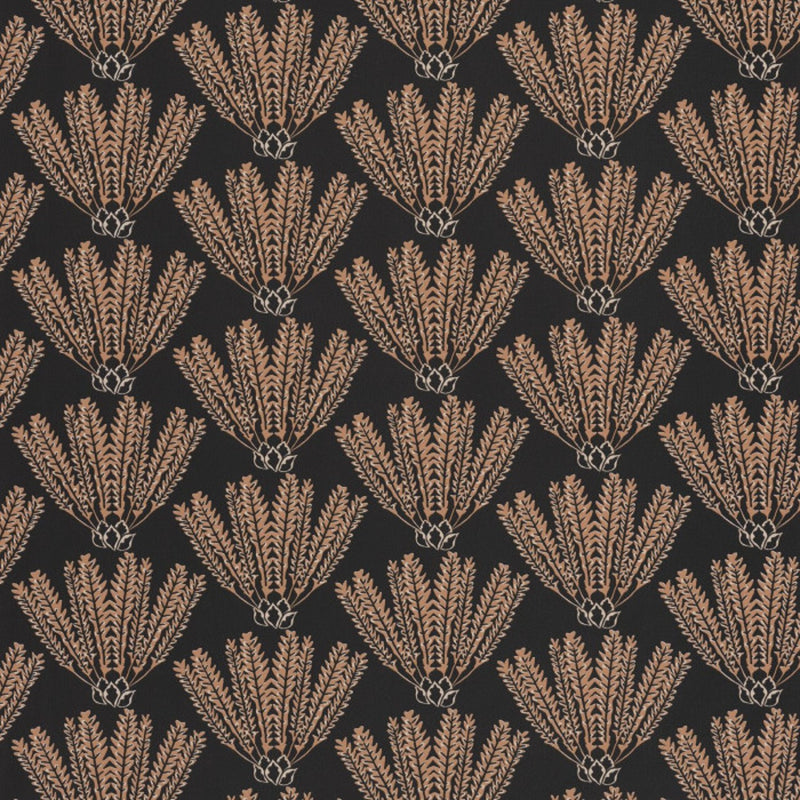 103719017 Eldorado L'Epopee Noir Beige Wallpaper By Caselio