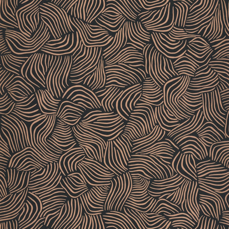 103729090 Mirage L'Epopee Noir Cuivre Wallpaper By Caselio