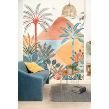 103753403 Viree Tropicale L'Epopee Multicouleurs Wallpaper By Caselio