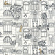 James Golden Age Noir Blanc Or Wallpaper By Caselio