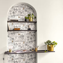 103780973 James Golden Age Noir Blanc Or Wallpaper By Caselio