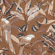 Gary Golden Age Caramel Wallpaper By Caselio