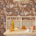 103792903 Gary Golden Age Caramel Wallpaper By Caselio