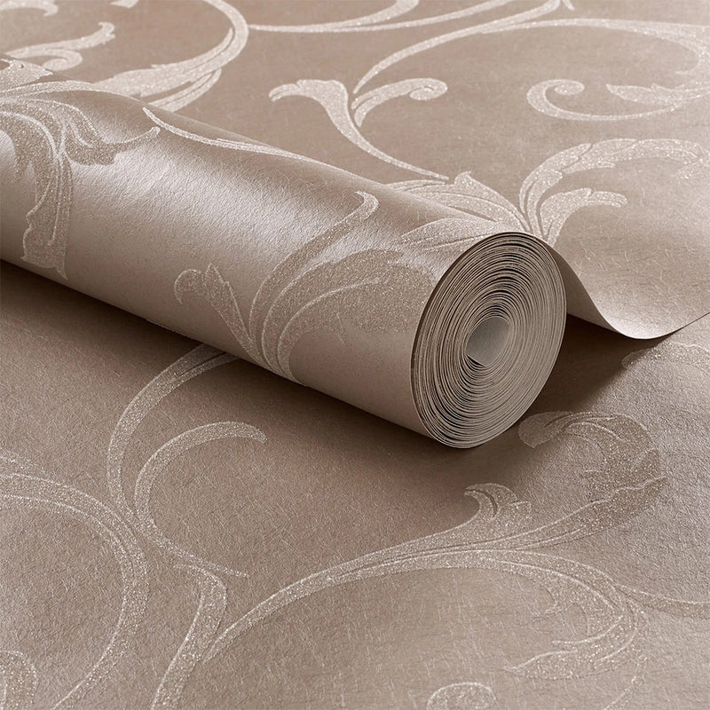 103818 Baroque Bead Champagne Established Wallpaper by Graham and Brown