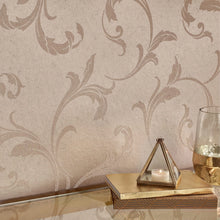 103818 Baroque Bead Champagne Established Wallpaper by Graham and Brown