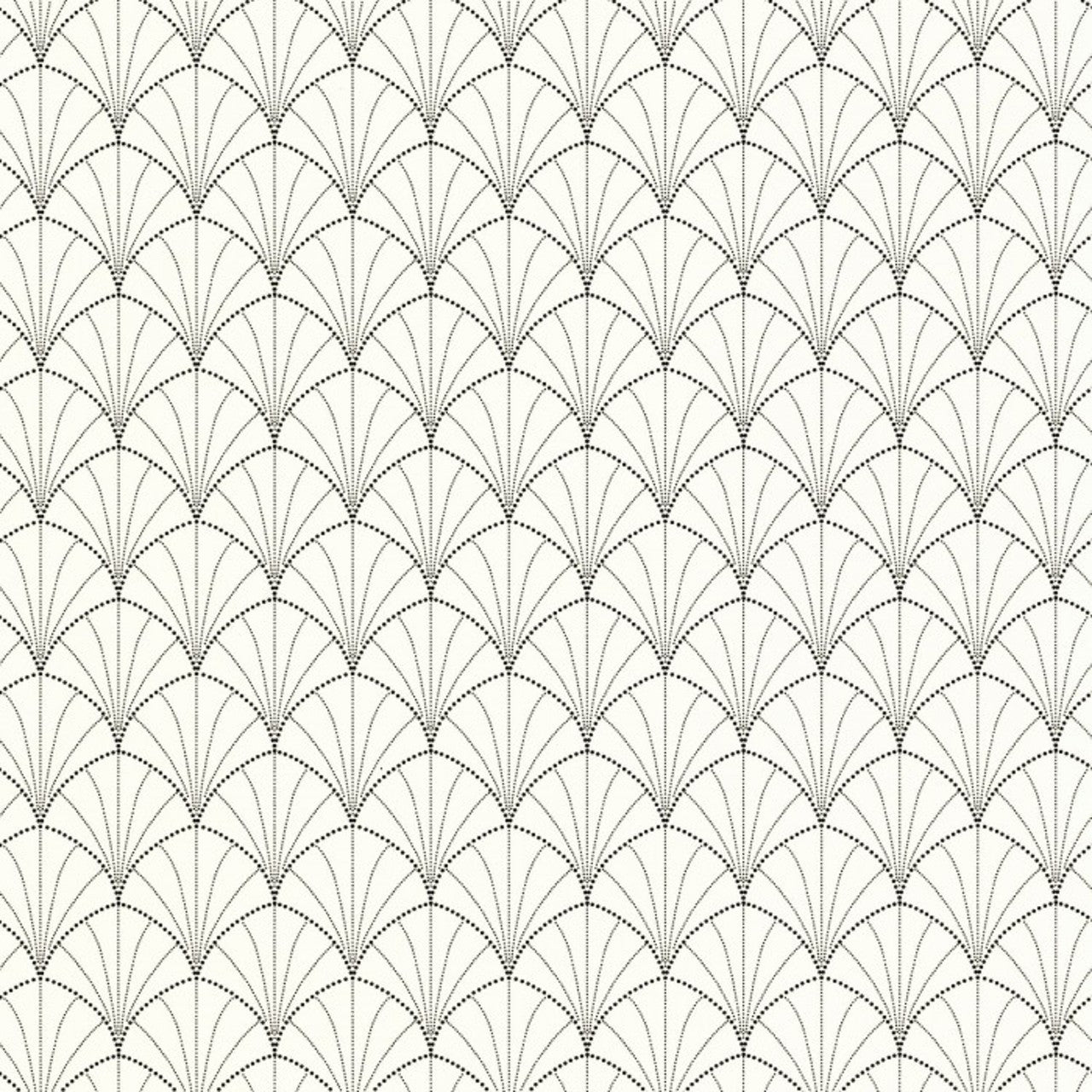 103820932 Edgar Golden Age Blanc Noir Wallpaper By Caselio