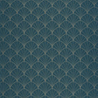 103826217 Edgar Golden Age Bleu Canard Or Wallpaper By Caselio