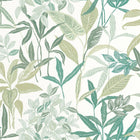 103850788 Santiago Green & Co Vert De Gris Wallpaper By Caselio