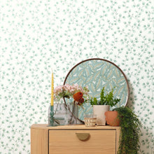 Melbourne Green & Co Vert de Gris Wallpaper By Caselio