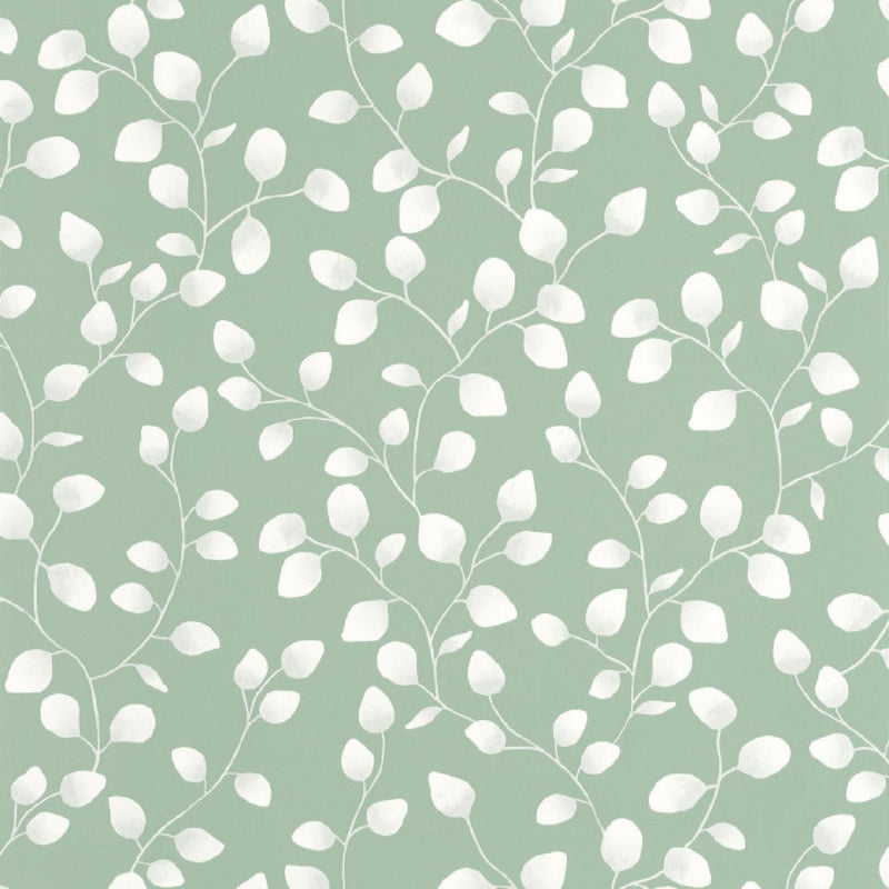 103867129 Melbourne Green & Co Vert de Gris Wallpaper By Caselio