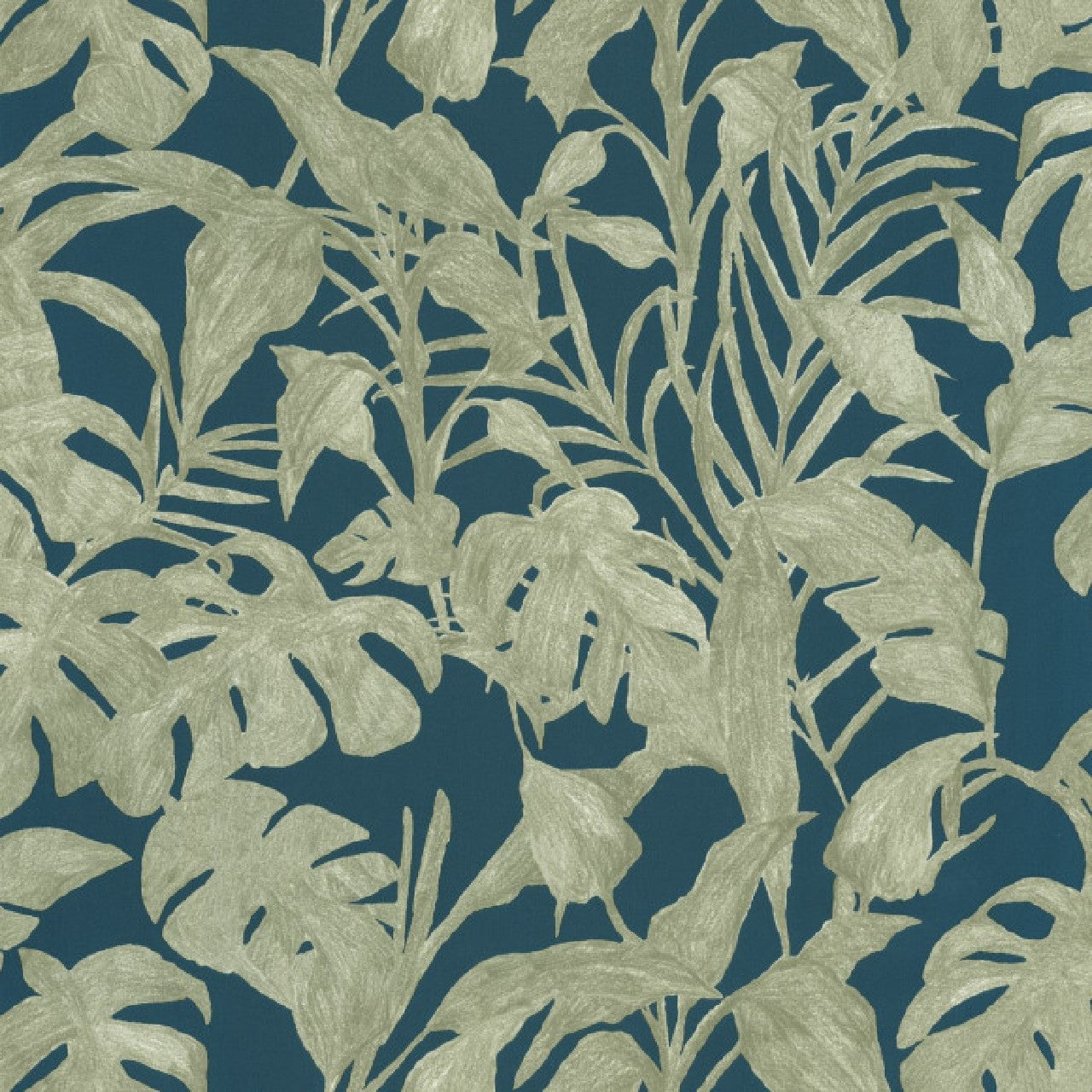 103876715 Bogota Green & Co Vert Kaki Bleu Wallpaper By Caselio