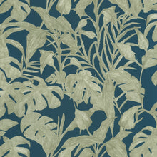 103876715 Bogota Green & Co Vert Kaki Bleu Wallpaper By Caselio