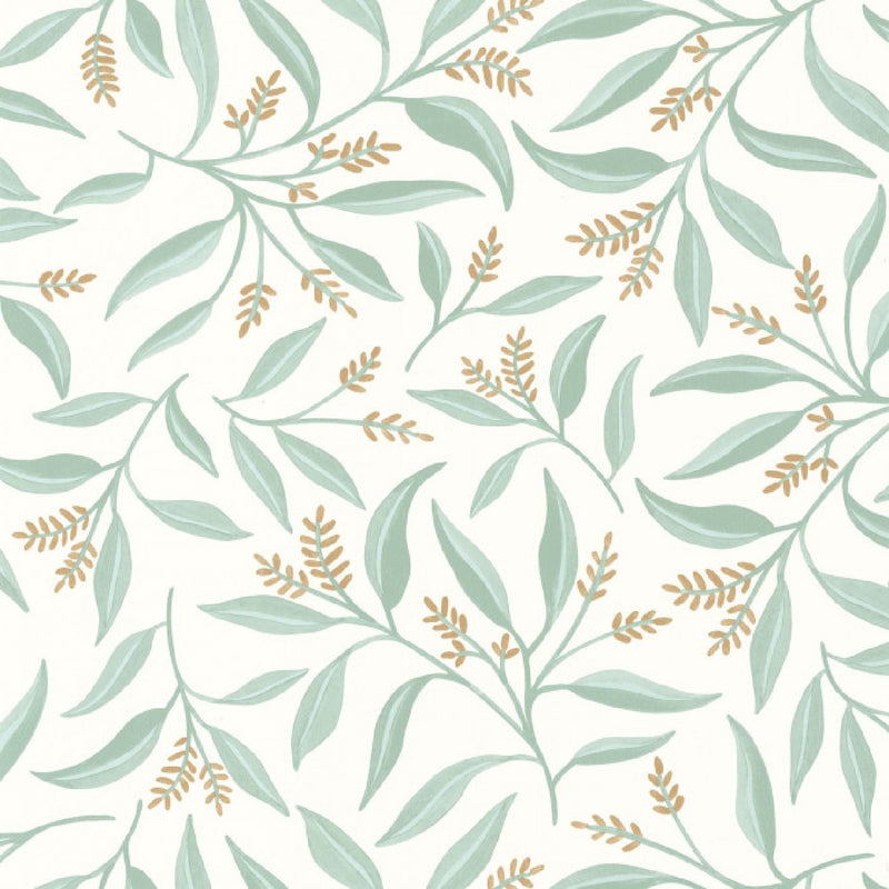 103880748 Grasse Green & Co Vert de Gris Wallpaper By Caselio