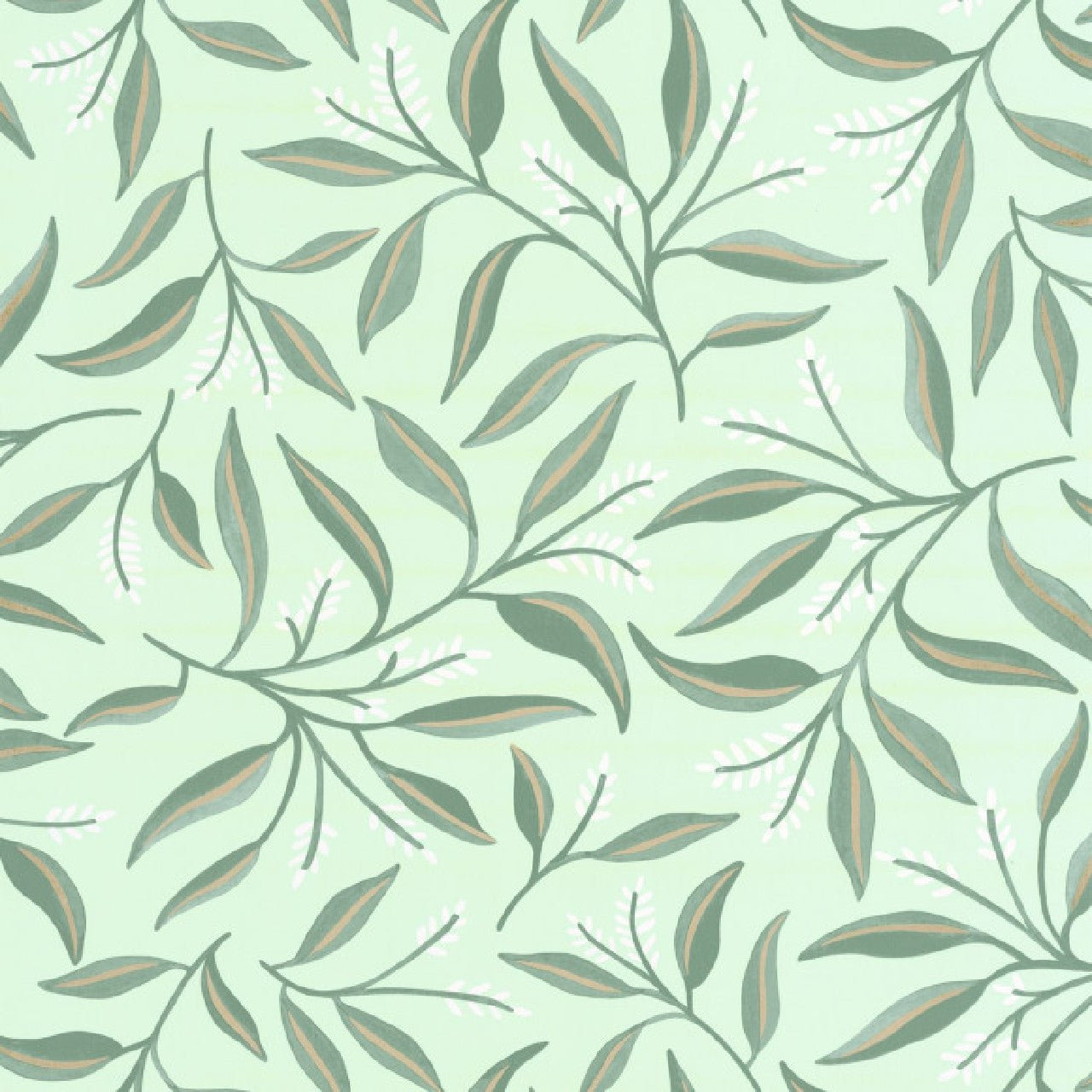 103887165 Grasse Green & Co Vert d'Eau Wallpaper By Caselio