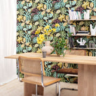 103897941 Manaus Green & Co Noir Multico Wallpaper By Caselio