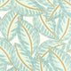 Caracas Green & Co Vert d'eau or Wallpaper By Caselio