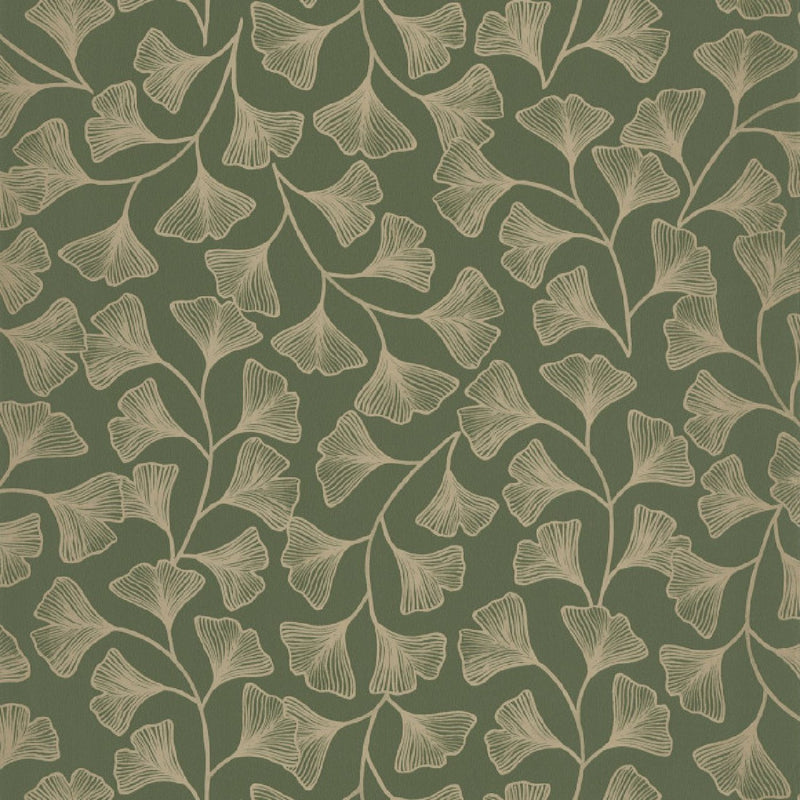 103917221 Osaka Green & Co Vert kaki or Wallpaper By Caselio