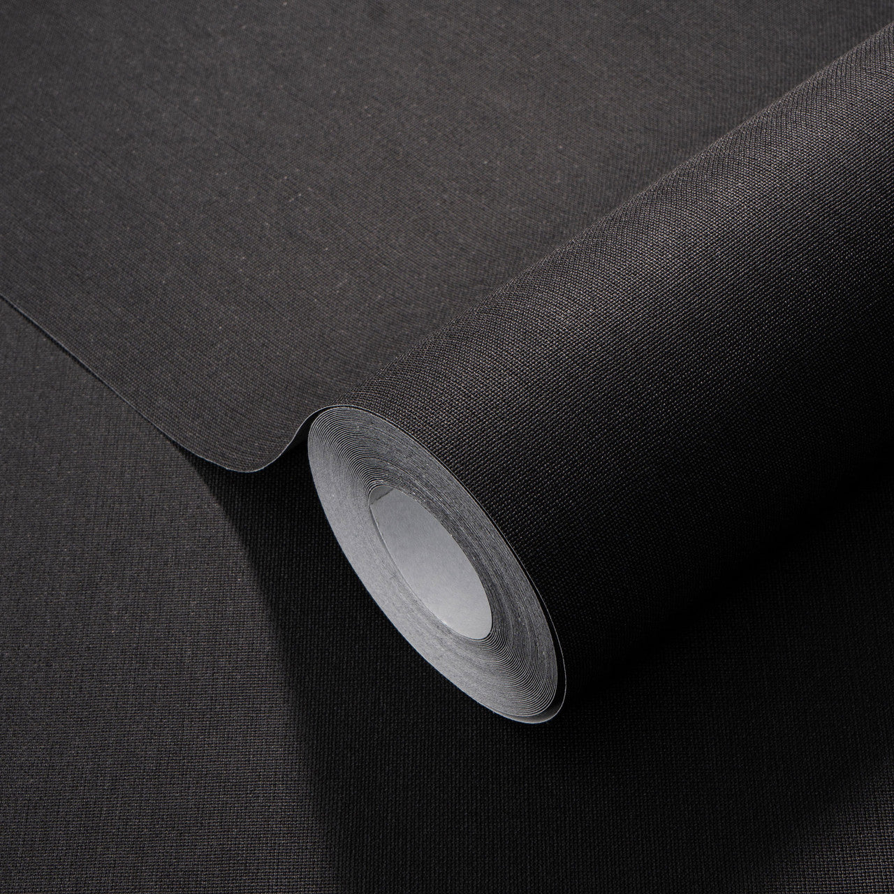 10393-47 Plain Texture Look Black Wallpaper By Erismann