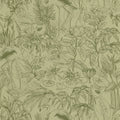 Le Cap Green & Co Vert kaki Wallpaper By Caselio